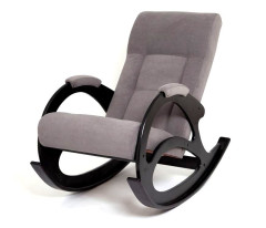 Кресло-качалка К-5 (венге / RS 15 - темно-серый)