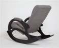 Кресло-качалка К-5 (венге / RS 15 - темно-серый)