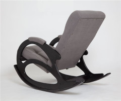 Кресло-качалка К-5 (венге / RS 15 - темно-серый)