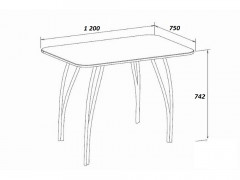 Стол для кафе Силуэт ЛДСП