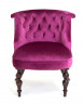 Кресло Бархат (темный тон / 26 - темно-розовый)