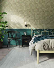 Кровать "Глэдис" без изножья (140х200/ноги металл/цвет Бежевый)