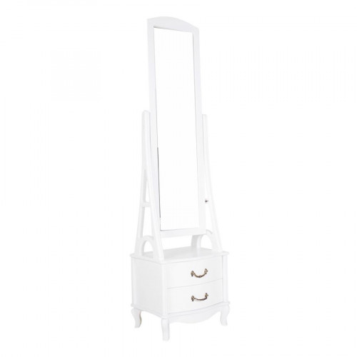 Зеркало напольное "Джульетта" (молочный дуб) Вис