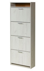 Обувница Комфорт К-4 (Комфорт/Крафт дуб Белый К001)