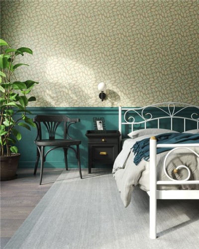 Кровать с изножьем "Глэдис"  (160х200/ноги металл/цвет Белый)