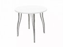 Стол для кафе ВТ круглый d 83 ЛДСП 25 мм белый