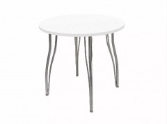 Стол для кафе ВТ круглый d 83 ЛДСП 25 мм белый