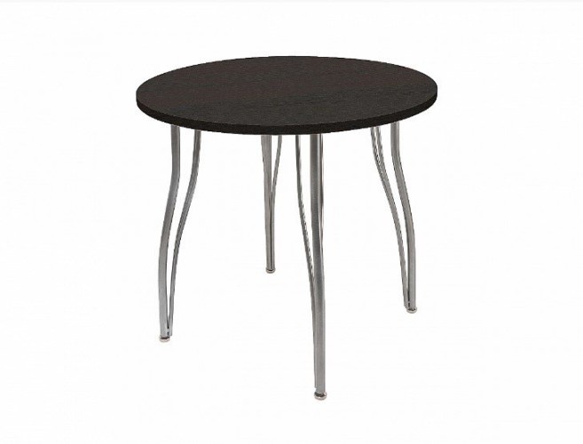 Стол для кафе ВТ круглый d 83 ЛДСП 25 мм белый