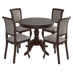 Стол "Эгина-2" (Темный орех/шпон дуб) Тип 2