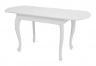 Стол "Венеция" (Белый/массив березы, Шпон)