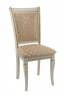 Стул "Милорд №8 Стул (Слоновая кость 1013 + патина золото)