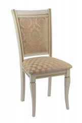Стул "Милорд №8 Стул (Слоновая кость 1013 + патина золото)