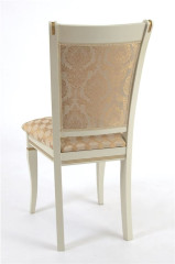 Стул "Милорд №8 Стул (Слоновая кость 1013 + патина золото)