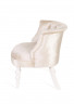 Кресло Бархат (эмаль белая / 30 - бежевый)