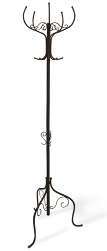 Вешалка для одежды Офис Грация-Р (металл-пластик/черный-черный)