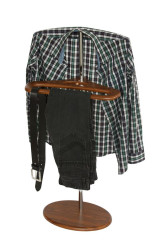 Вешалка костюмная "Поручик" (орех)