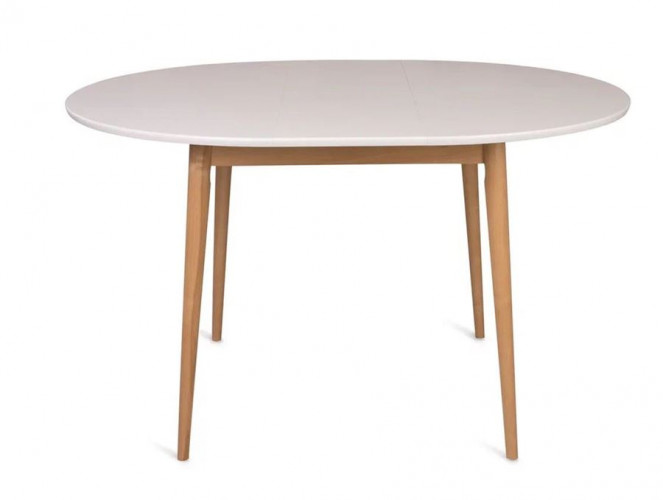 Стол Боско-1000  (столешница белая эмаль / натуральный)