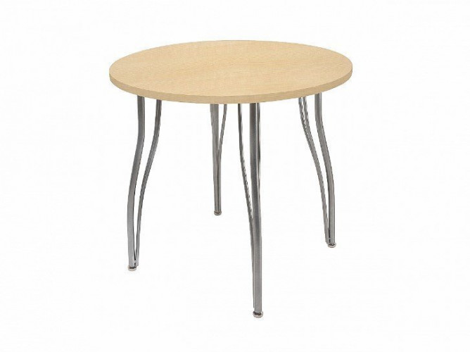 Стол для кафе ВТ круглый d 83 ЛДСП 25 мм мёд