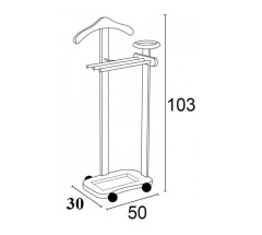 Вешалка костюмная Antimo (Вишня) (Arredamenti, Италия)