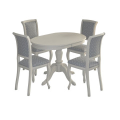 Стол "Капелла-2"  (Эмаль 11/Слоновая кость) Тип 2