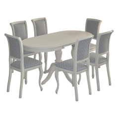 Стол "Капелла-2"  (Эмаль 11/Слоновая кость) Тип 2