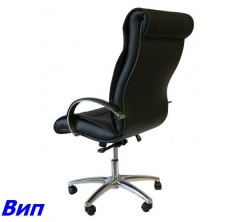 Кресло для руководителя Вип,сп кожа черная тг Экстра