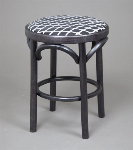 Табурет Венский мягкий (венге, ткань 5 black)