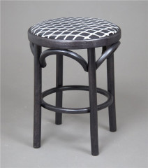 Табурет Венский мягкий (венге, ткань 5 black)