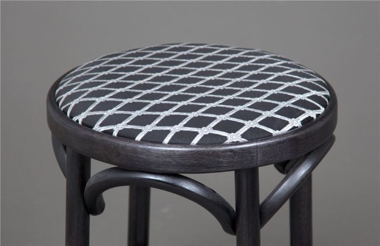 Табурет Венский мягкий (венге, ткань 5 black)