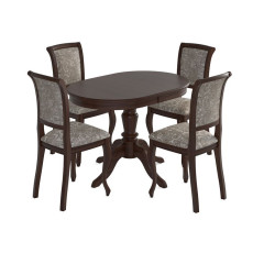 Стол "Капелла-2" (Темный орех /шпон Дуб) Тип 2