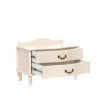 Прикроватная тумбочка Джульетта ШИРОКАЯ 2 ящика (Дуб шампань) Ls