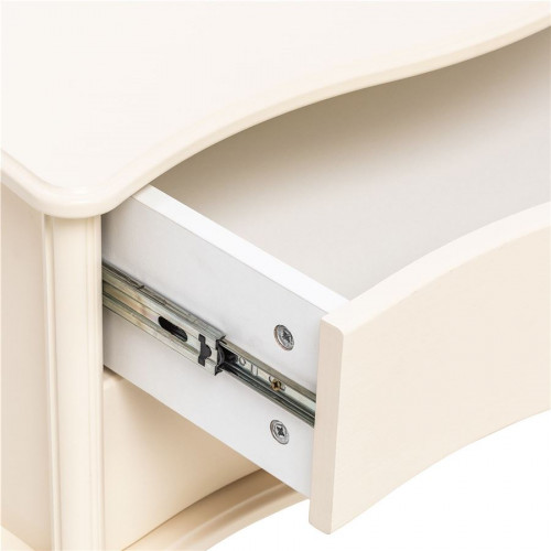 Прикроватная тумбочка Джульетта ШИРОКАЯ 2 ящика (Дуб шампань) Ls