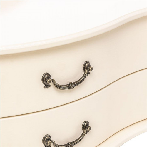 Прикроватная тумбочка Джульетта ШИРОКАЯ 2 ящика (Дуб шампань) Ls