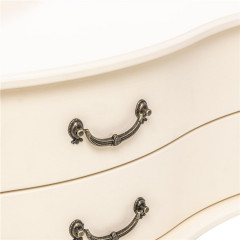 Прикроватная тумбочка Джульетта ШИРОКАЯ 2 ящика (Дуб шампань) Ls