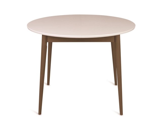 Стол Боско-1000  (столешница белая эмаль / темный тон)