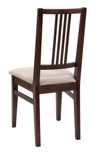 Стул "Никас" (ткань: Вивальди 02 /дерево:Тон 7 Орех темный)