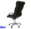 Кресло для руководителя Вип, эко черная тг Экстра