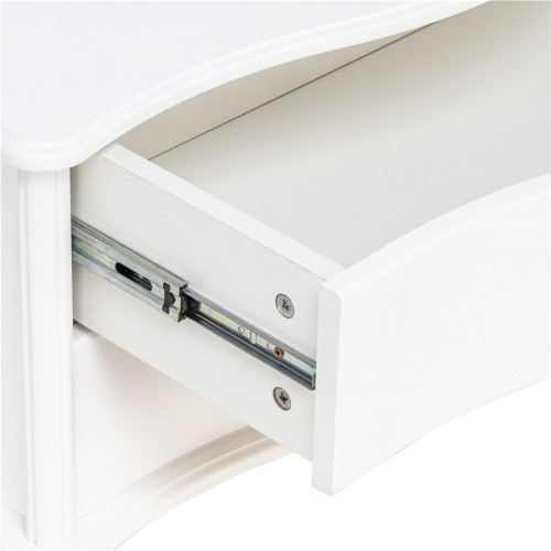 Прикроватная тумбочка Джульетта ШИРОКАЯ 2 ящика (Молочный дуб) Ls