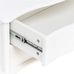 Прикроватная тумбочка Джульетта ШИРОКАЯ 2 ящика (Молочный дуб) Ls