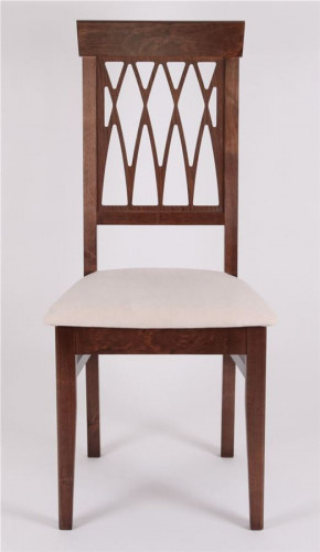 Стул "Кристиан" (ткань: Вивальди 02 /дерево:Тон 7 Орех темный)