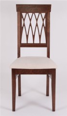 Стул "Кристиан" (ткань: Вивальди 02 /дерево:Тон 7 Орех темный)