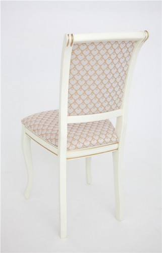 Стул "Дионис" (эмаль тон 11 + золот. патина/ткань Nota Gold)