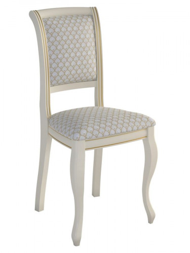 Стул "Дионис" (эмаль тон 11 + золот. патина/ткань Nota Gold)