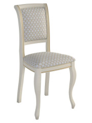 Стул "Дионис" (эмаль тон 11 + золот. патина/ткань Nota Gold)