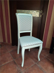 Стул "Дионис" (эмаль тон 11 + золот. патина/ткань Nota Gold)