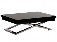 Стол-трансформер Cross GW, черный глянец