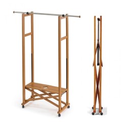 Вешалка напольная -штанга для одежды Arredamenti - ELIOS вишня