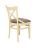 Стул полумягкий "Соло" венский (Тон 10 Слоновая кость RAL 1015 / ткань :Бренди латте)